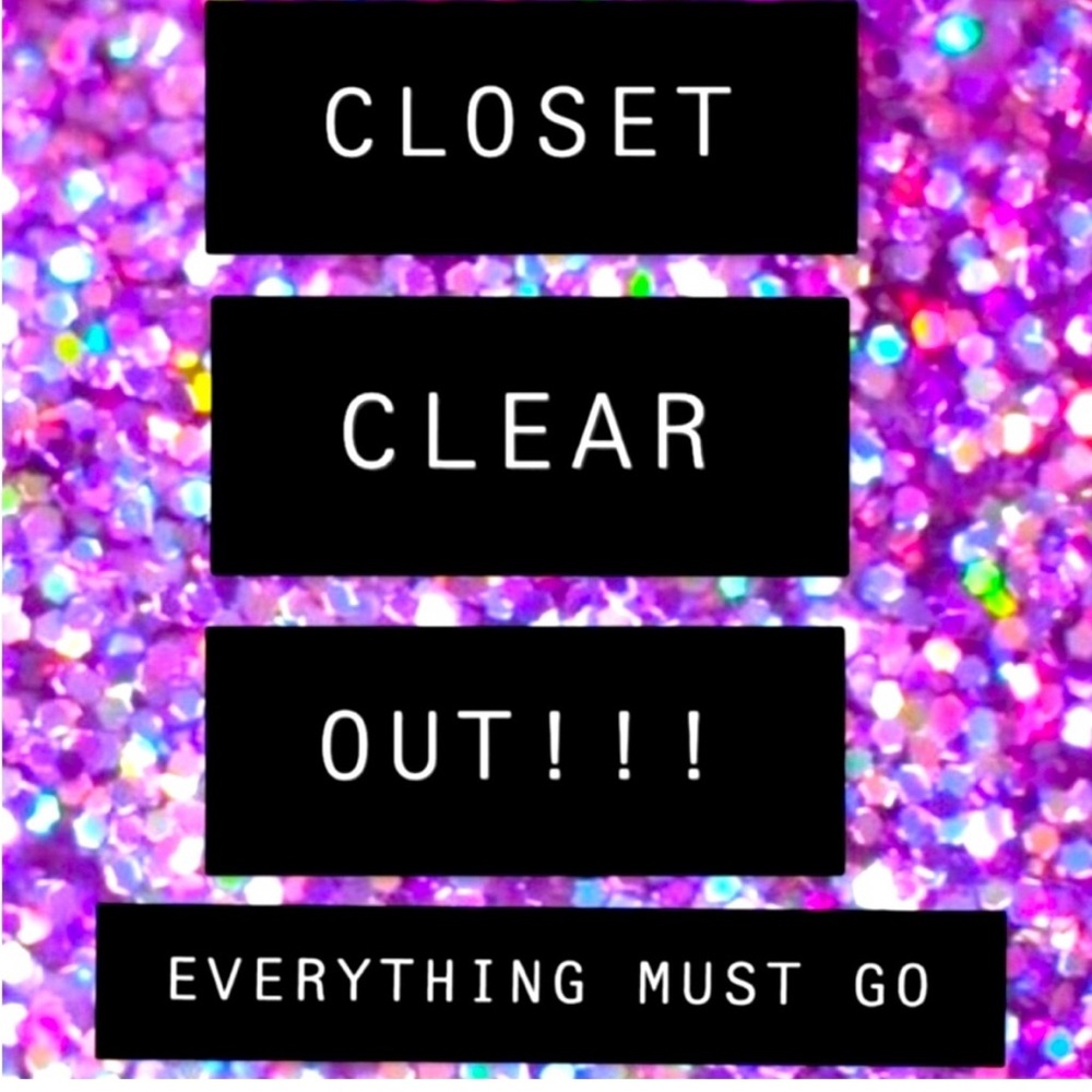 Closet clean out !!!!!!!! Most offers accepted everything must go !!!!!